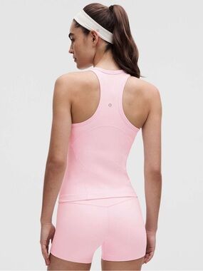 Lululemon Align™™ Waist-Length Racerback Tank Top Size 6- Pink Organza